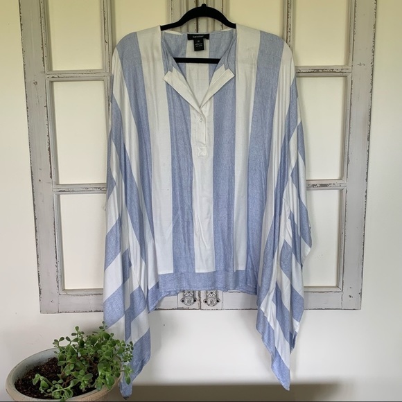 Karen Kane Tops - KAREN KANE, Women’s Scarf Style Top, Blue & White Stripes Size XS,